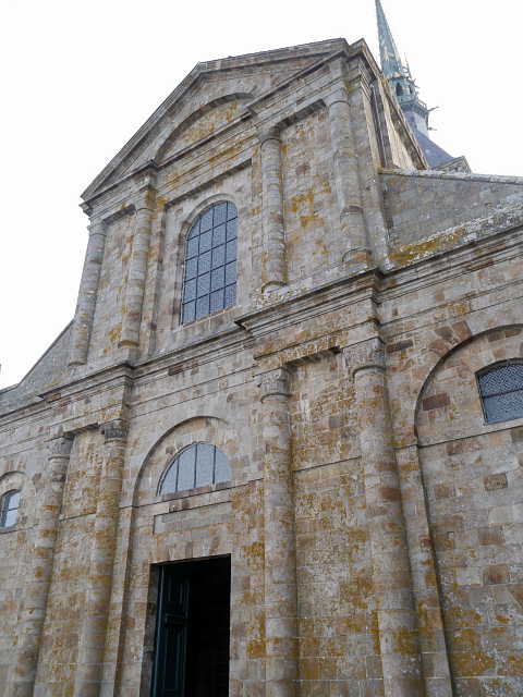 フランス　モンサンミッシェル修道院 写真