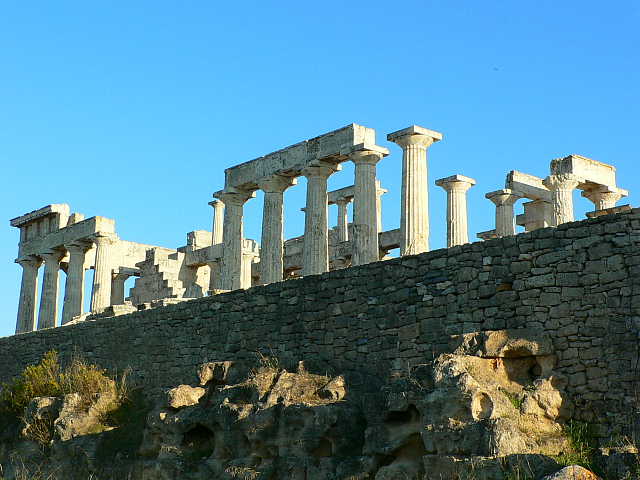 ギリシャ　エギナ島　アフェア神殿　